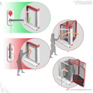 Une fenêtre pour être protégé des incendies détails