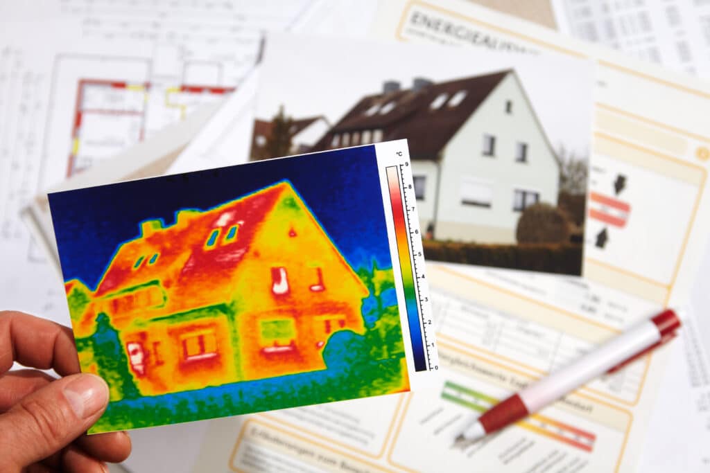 Analyse thermographique d'une maison