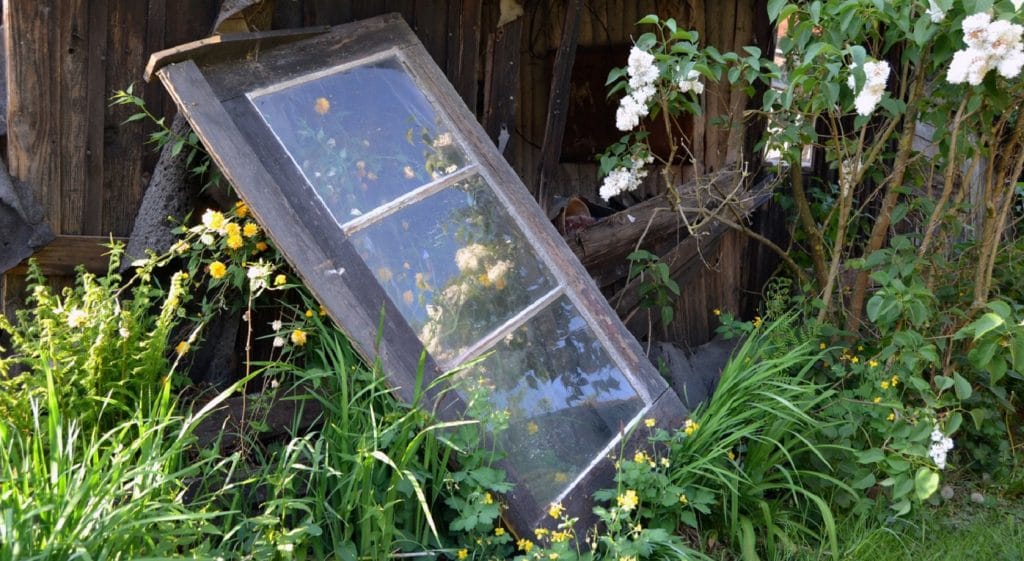 recyclage des vieilles fenêtres