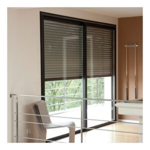 baie vitrée aluminium sur mesure anthracite le roi de la fenetre