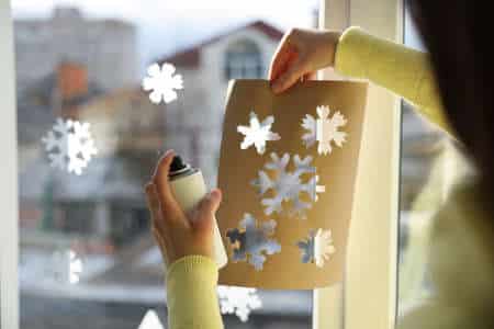 stickers pour la décoration de Noël de vos fenêtres