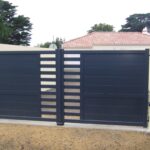 portail aluminium battant Anthracite Murcia-min