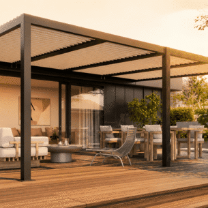 pergola bioclimatique canicule